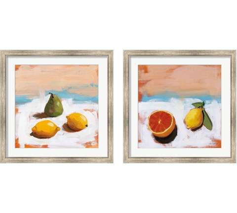 Fruit and Cheer 2 Piece Framed Art Print Set by Pamela Munger