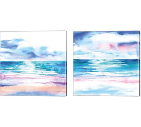 Turquoise Sea 2 Piece Canvas Print Set by Aimee Del Valle