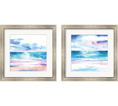 Turquoise Sea 2 Piece Framed Art Print Set by Aimee Del Valle