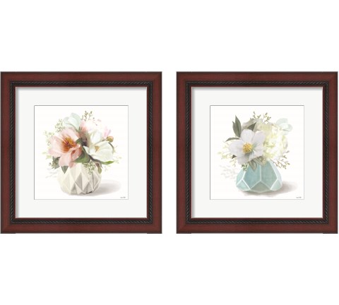 Flowers in a Vase 2 Piece Framed Art Print Set by House Fenway
