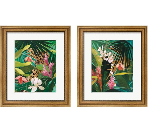 Hidden Jungle 2 Piece Framed Art Print Set by Julia Purinton