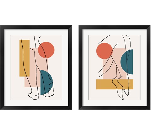 Legs  2 Piece Framed Art Print Set by Alonzo Saunders