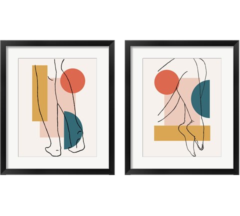 Legs  2 Piece Framed Art Print Set by Alonzo Saunders