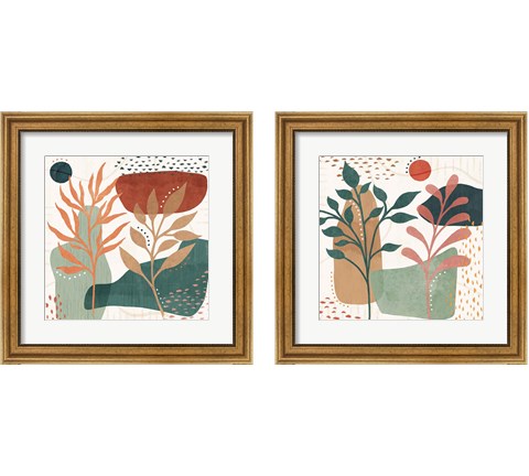 Abstract Blossom 2 Piece Framed Art Print Set by Veronique Charron
