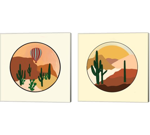 Desert 2 Piece Canvas Print Set by Ashley Singleton