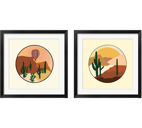 Desert 2 Piece Framed Art Print Set by Ashley Singleton