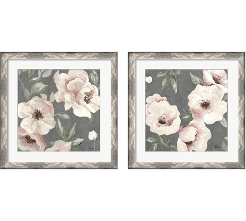 Dusty Rose 2 Piece Framed Art Print Set by Patricia Pinto