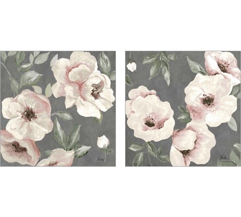 Dusty Rose 2 Piece Art Print Set by Patricia Pinto