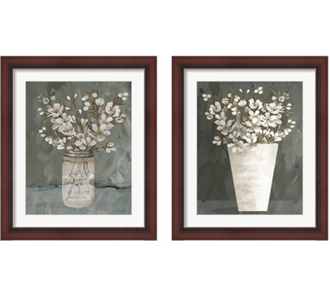 Spring Blooms 2 Piece Framed Art Print Set by Cindy Jacobs