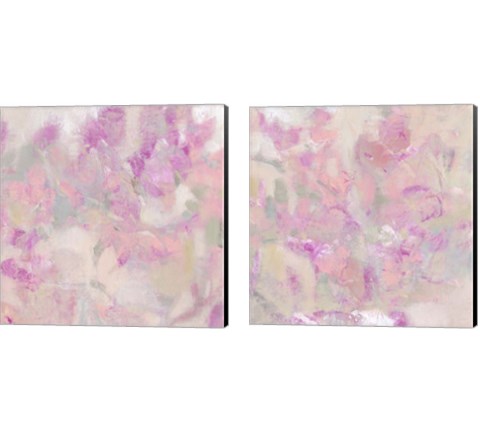 Blooming Shrub 2 Piece Canvas Print Set by Timothy O'Toole