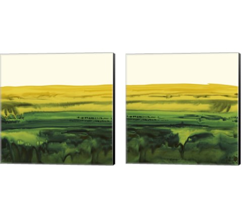 Melted Stratum 2 Piece Canvas Print Set by Grace Popp