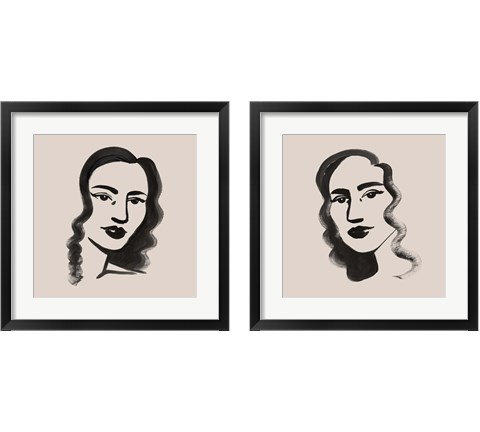 Mona 2 Piece Framed Art Print Set by Grace Popp
