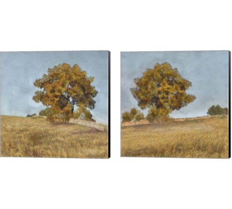 Autumn's Tranquility 2 Piece Canvas Print Set by Alonzo Saunders