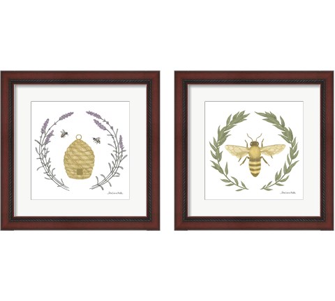 Happy to Bee Home 2 Piece Framed Art Print Set by Sara Zieve Miller