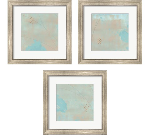 Spring Abstract 3 Piece Framed Art Print Set by Jacob Green
