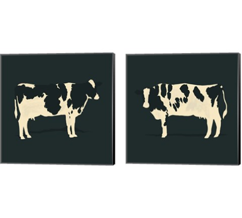 Refined Holstein 2 Piece Canvas Print Set by Jacob Green