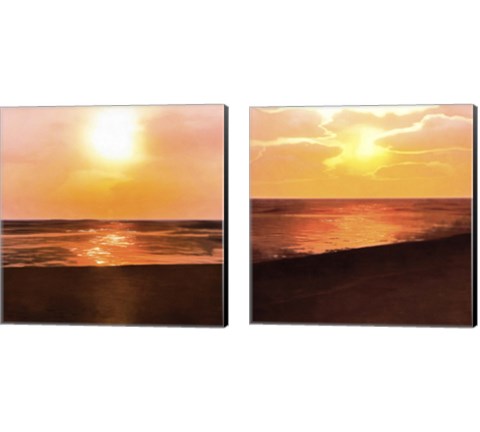 Sunset Dreams 2 Piece Canvas Print Set by Alonzo Saunders