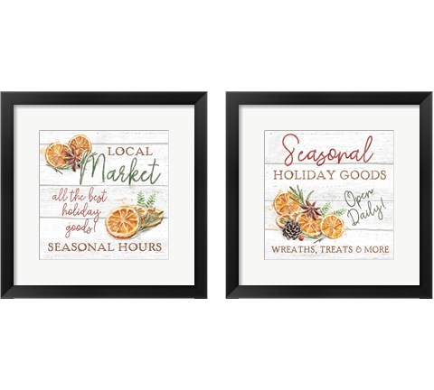 Seasonal Market 2 Piece Framed Art Print Set by Mary Urban