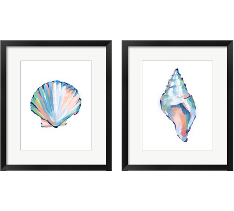 Pop Shell Study 2 Piece Framed Art Print Set by Ethan Harper