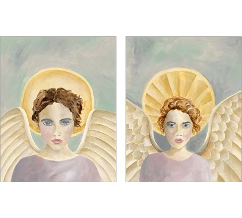 Angels Among Us 2 Piece Art Print Set by Regina Moore
