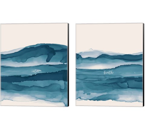 Coastal Ink 2 Piece Canvas Print Set by Chris Paschke