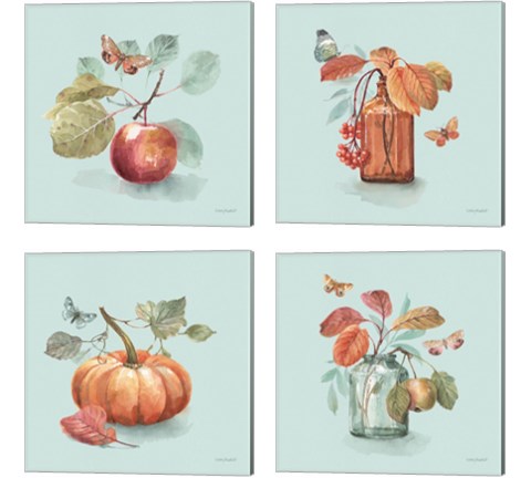 Autumn in Nature 4 Piece Canvas Print Set by Lisa Audit