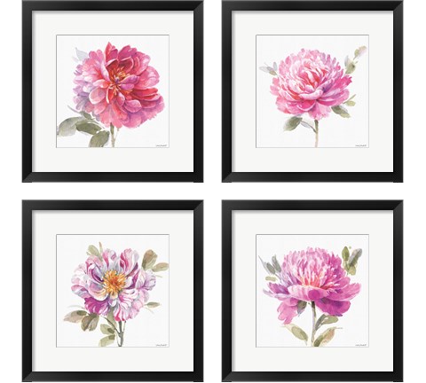 Obviously Pink 4 Piece Framed Art Print Set by Lisa Audit