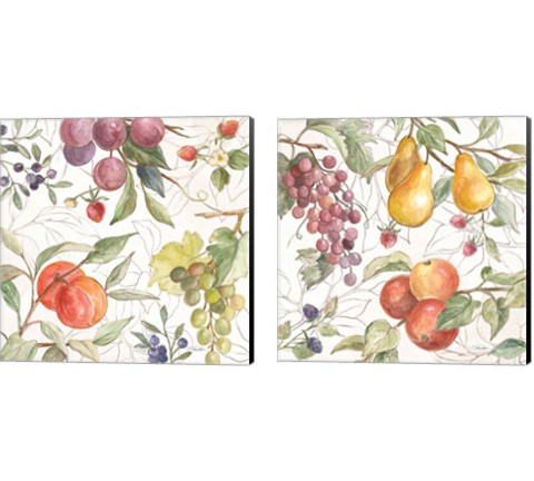 In the Orchard 2 Piece Canvas Print Set by Silvia Vassileva