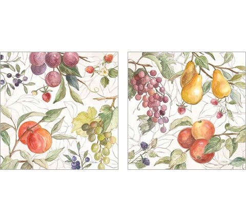 In the Orchard 2 Piece Art Print Set by Silvia Vassileva