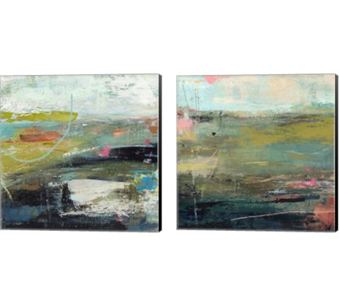 Pine Forest 2 Piece Canvas Print Set by Suzanne Nicoll