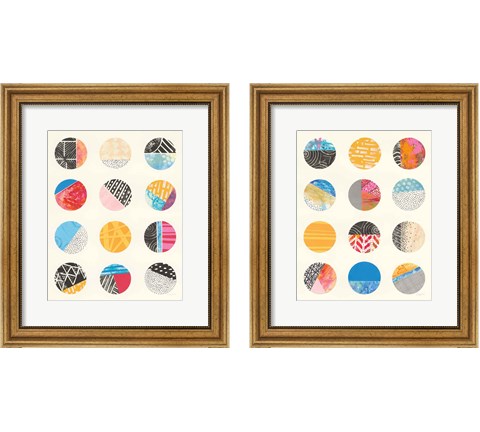Repetition  2 Piece Framed Art Print Set by Courtney Prahl