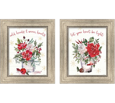 Lighthearted Holiday 2 Piece Framed Art Print Set by Anne Tavoletti