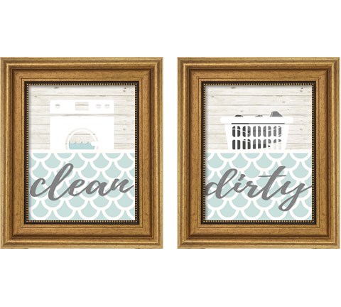 Clean & DirtySeries 2 Piece Framed Art Print Set by SD Graphics Studio