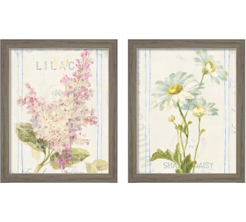 Floursack Florals 2 Piece Framed Art Print Set by Danhui Nai