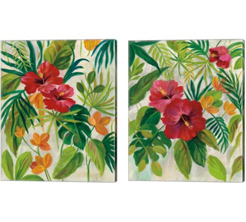 Tropical Jewels 2 Piece Canvas Print Set by Silvia Vassileva