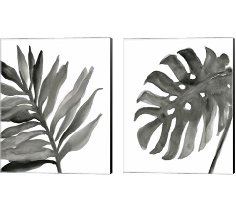 Tropical Palm 2 Piece Canvas Print Set by Chris Paschke