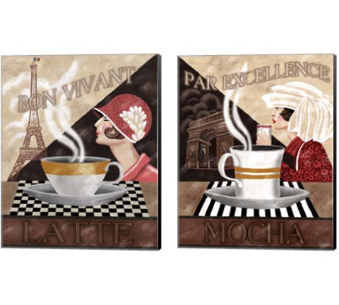 Coffee 2 Piece Canvas Print Set by Tom Wood