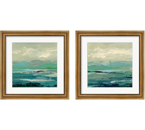 Turquoise Bay 2 Piece Framed Art Print Set by Silvia Vassileva