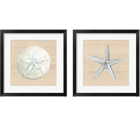 Sea Treasures 2 Piece Framed Art Print Set by Patricia Pinto