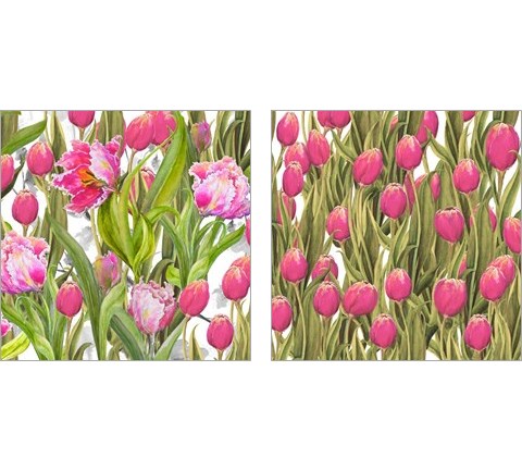 Tulip Symphony 2 Piece Art Print Set by Diannart