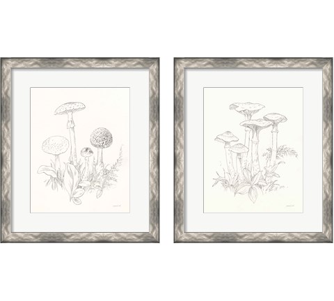 Nature Sketchbook 2 Piece Framed Art Print Set by Danhui Nai