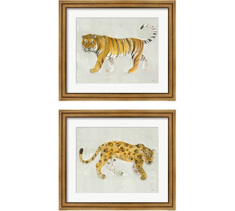 Big Cat 2 Piece Framed Art Print Set by Albena Hristova