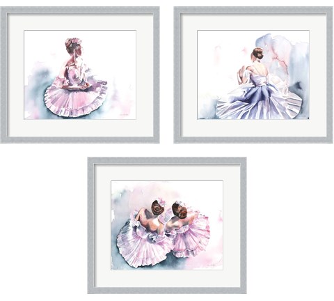 Ballet 3 Piece Framed Art Print Set by Aimee Del Valle