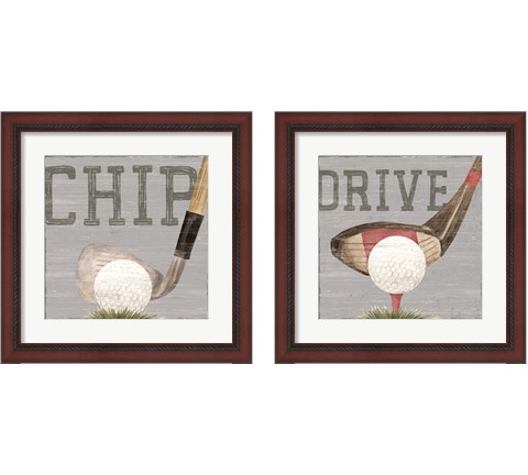 Golf Days 2 Piece Framed Art Print Set by Tara Reed