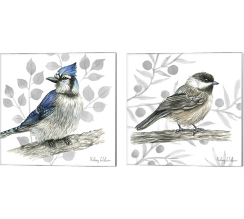 Backyard Birds 2 Piece Canvas Print Set by Kelsey Wilson