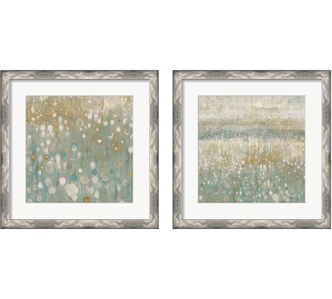 Rain Abstract Neutral 2 Piece Framed Art Print Set by Danhui Nai