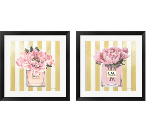 Floral Perfume 2 Piece Framed Art Print Set by Marco Fabiano