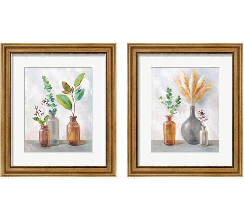 Natural Riches Charcoal 2 Piece Framed Art Print Set by Danhui Nai