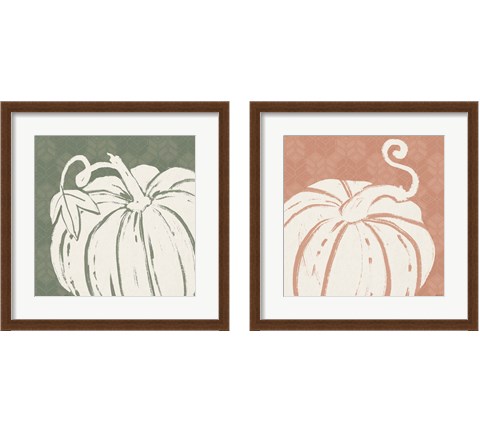 Autumn Tones 2 Piece Framed Art Print Set by Anne Tavoletti
