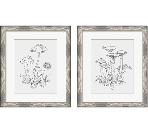 Natures Sketchbook 2 Piece Framed Art Print Set by Danhui Nai